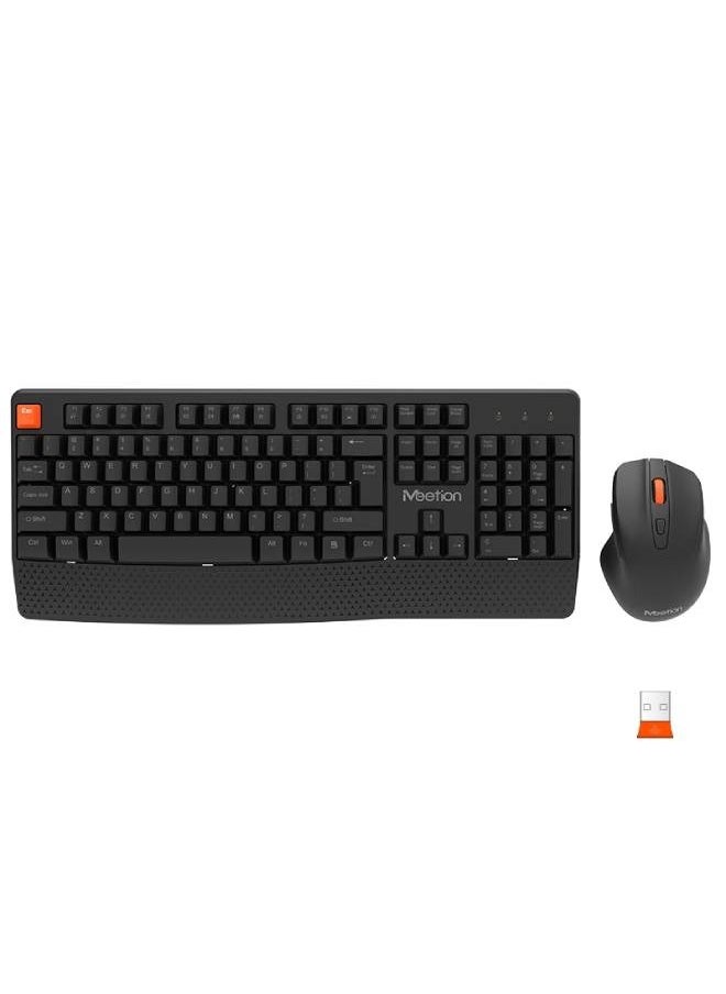 Meetion - Wireless Ergonomic Keyboard Mouse Combo C4130 - Image 1