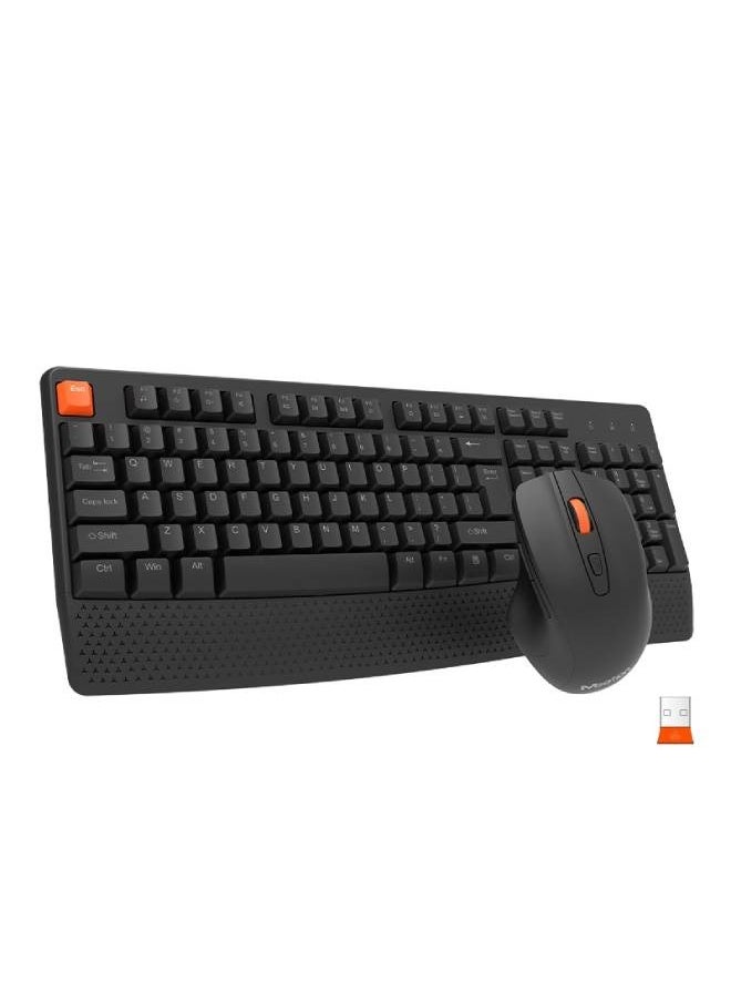 Meetion - Wireless Ergonomic Keyboard Mouse Combo C4130 - Image 1