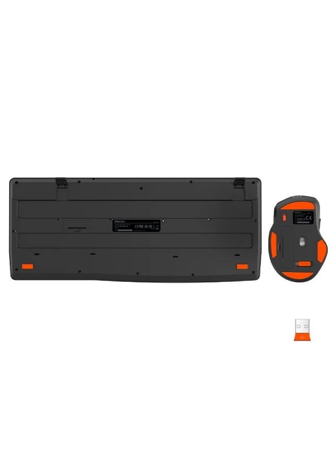 Meetion - Wireless Ergonomic Keyboard Mouse Combo C4130 - Image 1