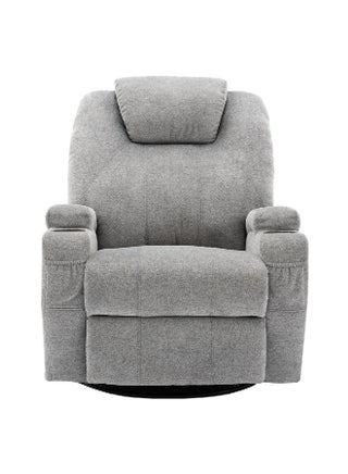 كرسي استرخاء دوار ومائل بتصميم أنيق رمادي 66 × 76 × 81 سم SX-81505 GREY - pzsku/ZF787854E492B8A89BF53Z/45/_/1727874785/a734e8a8-99d5-4798-b1fa-393d9a1dc642