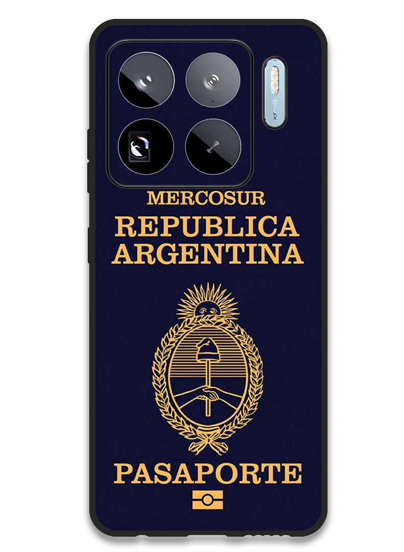 Theodor Case Compatible with Xiaomi 15S Pro 6.73 Inch Protection Shockproof Bumper Cover Argentina Passport - Image 1