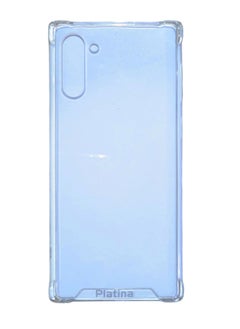بلاتينا متوافق مع غطاء حافظة TPU الشفاف لهاتف Samsung Galaxy Note10، غطاء خلفي واقٍ شفاف رفيع للغاية من الكريستال، غطاء حماية من السيليكون الهجين الناعم المرن لهاتف Samsung Galaxy Note 10 