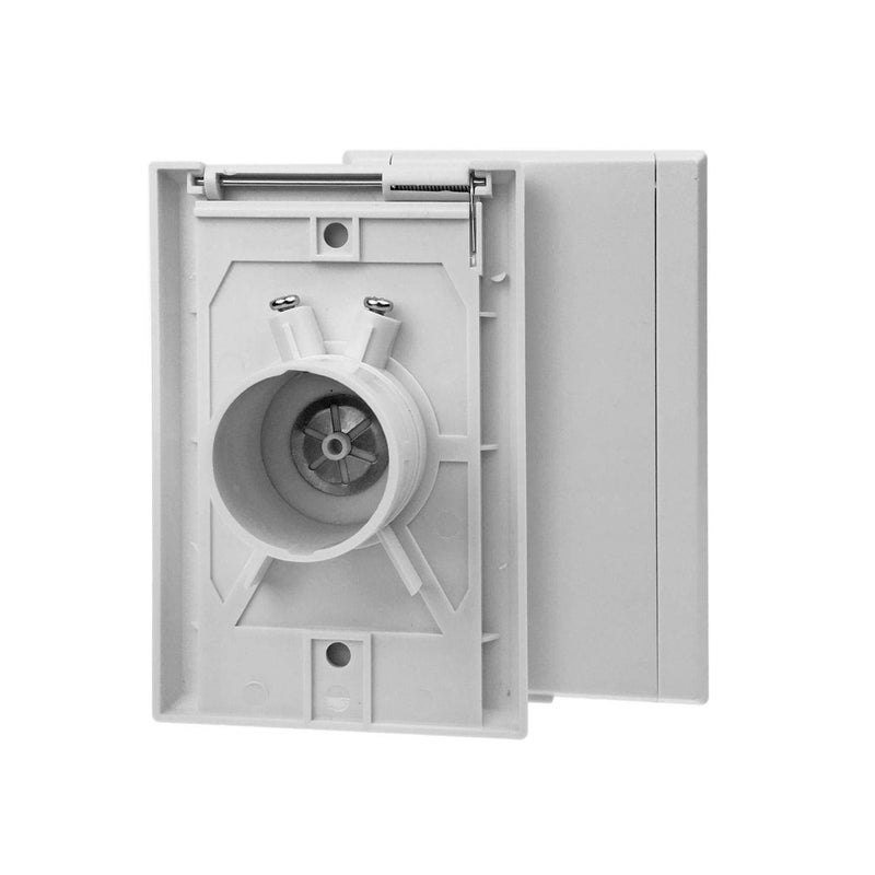 Pokin Central Vacuum Inlet Valve, for Nutone Central Vacuum System Installation Parts, White Full Door Inlet Valve Cover - 2 Pack - Image 3