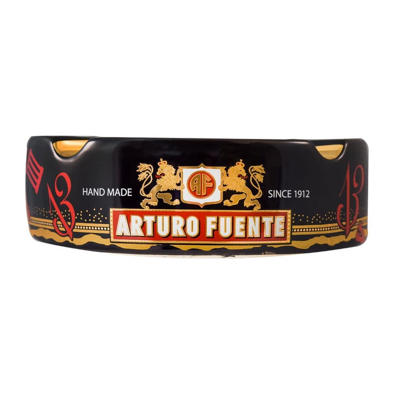 In-House Limited Edition Large 8.75" Arturo Fuente Porcelain Cigar Ashtray Black - Image 3