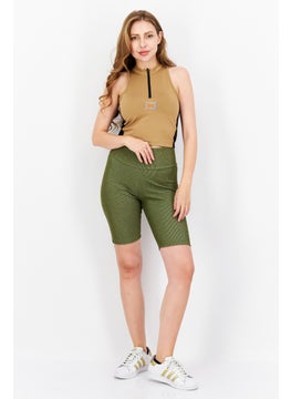 Nike Women Sportswear Fit Brand Logo Training Cropped Tank Top, Tan Combo  - Image 4