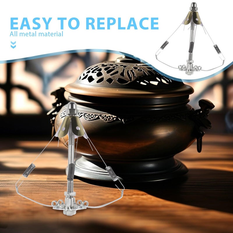 Metal Incense Burner Stand Anti Sag Support for Meditation Home Fragrance - Image 4