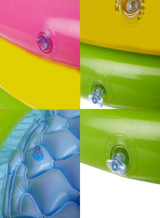 Glan Kid's Inflatable Baby Bath Tub Pool 2ft, 3-4 Years Rainbow Tub for Kids (Multicolour) - Image 3