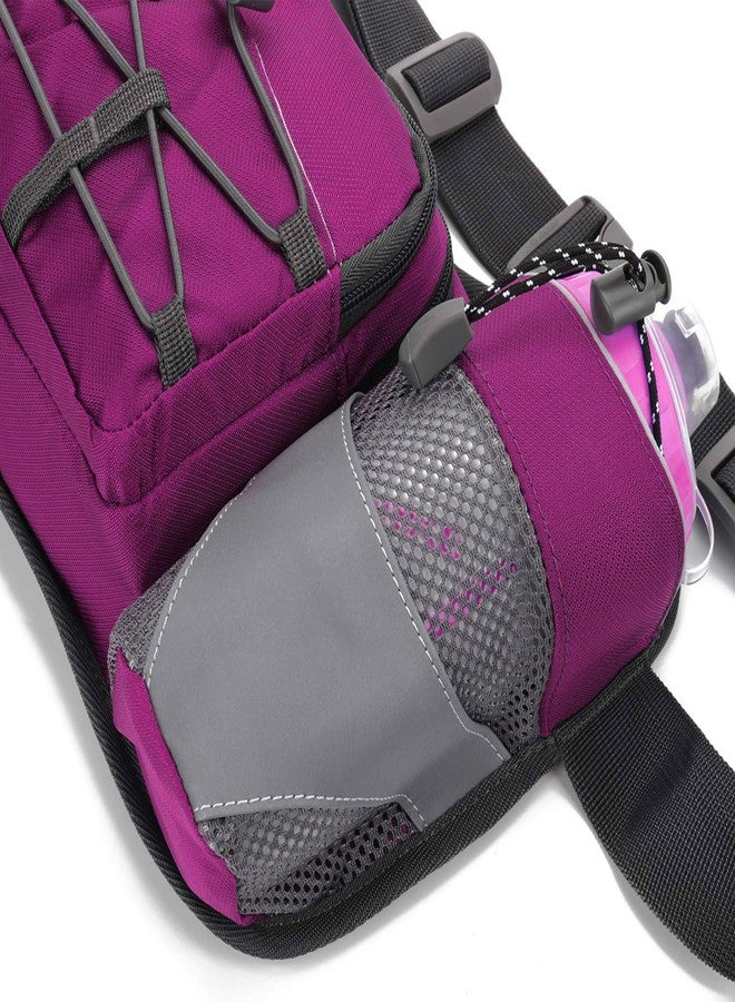 YUOTO Outdoor Fanny Pack with Water Bottle Holder for Walking Hiking Hydration Belt Waist Bag - Image 3