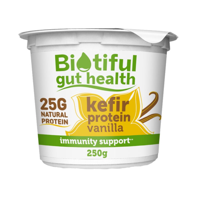Biotiful Kefir Yoghurt, Vanilla - 250g, UK - Image 2