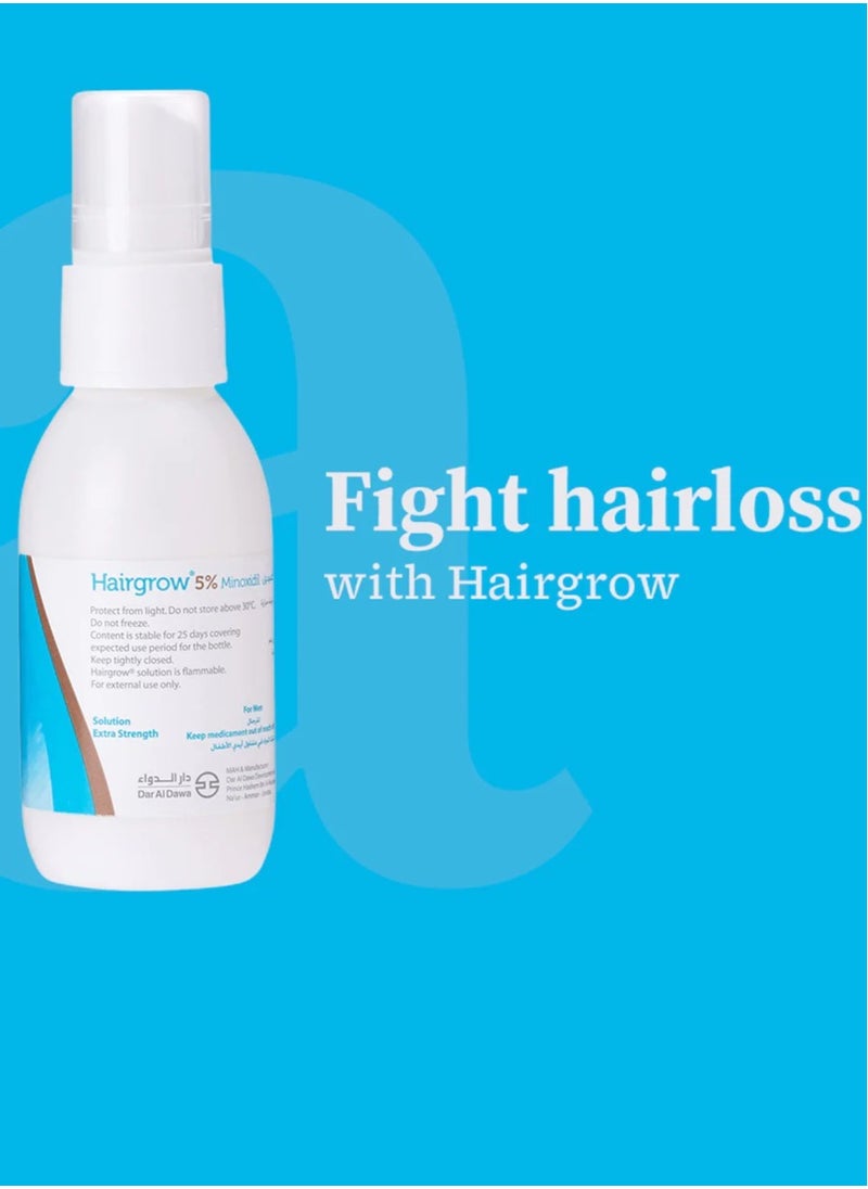 Hairgrow Hairgrow Minoxidil 5% Hereditary Hair Loss Treatment, 50ml (4 bottles)  - Image 5