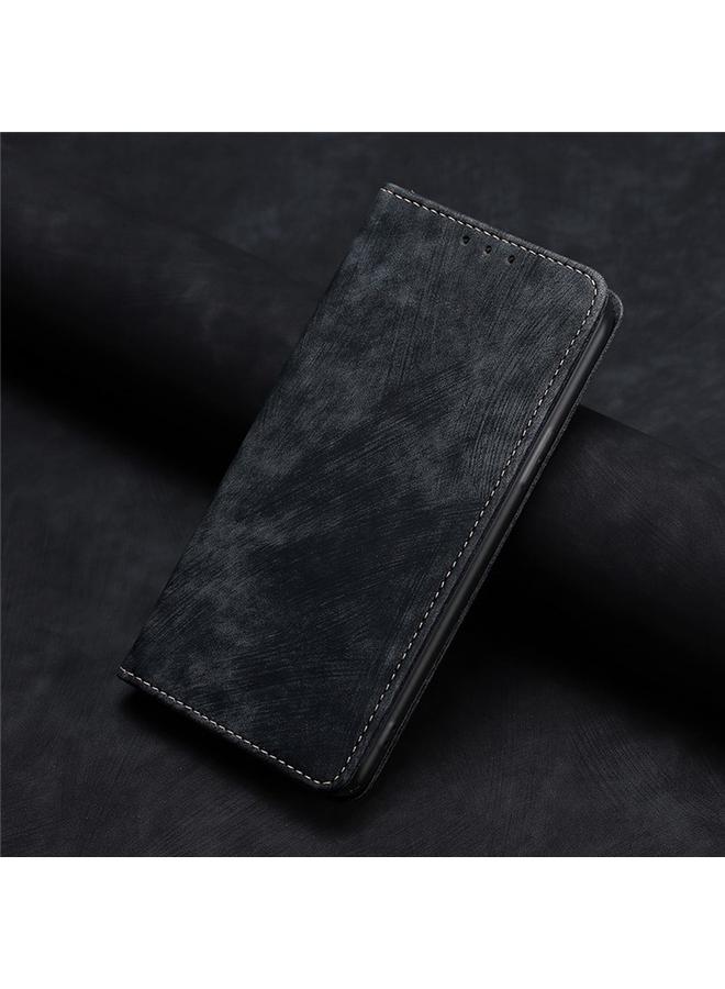 اس-توب جراب لهاتف Samsung Galaxy M55 5G RFID مضاد للسرقة مصنوع من الجلد المغناطيسي - Image 2