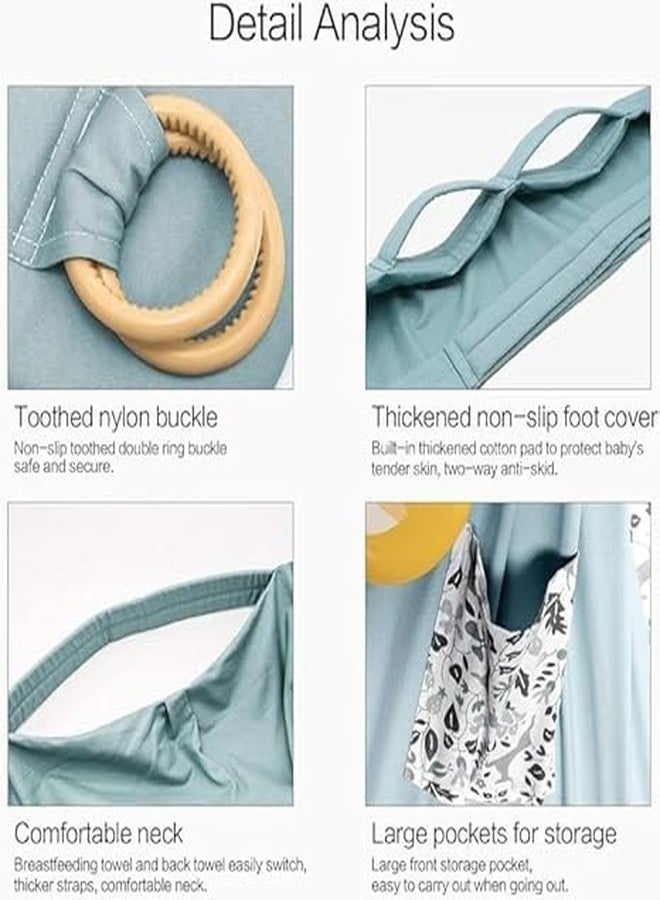 Meneflix Hands-Free Baby Carrier Sling with Ring - Breathable Cotton Wrap for Newborns and Toddlers - Adjustable, Comfortable & Supportive - Ideal for Moms & Dads - Image 5