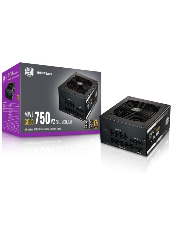 COOLER MASTER MWE GOLD 750 - V2 FULL MODULAR 750W - 80 PLUS Gold Certified COOLER MASTER - Image 1