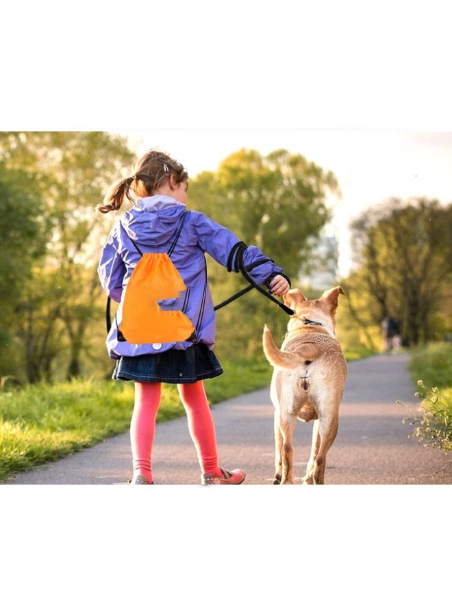 إيهوم حبل مقود للكلاب، مقود للكلاب شديد التحمل بطول 1.5 متر مع حلقة تثبيت من الألومنيوم المستخدم في الطيران، مقود قوي من النايلون للكلاب الصغيرة والمتوسطة والكبيرة (أسود) - Image 4