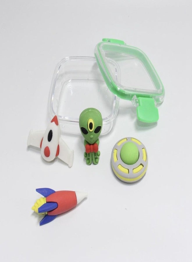 MEGA TREE Different Shape erasers | Ships | Aeroplanes | fire car| Balls | Light House | One Box Contains 4 erasers (SEA Animals) - Image 5