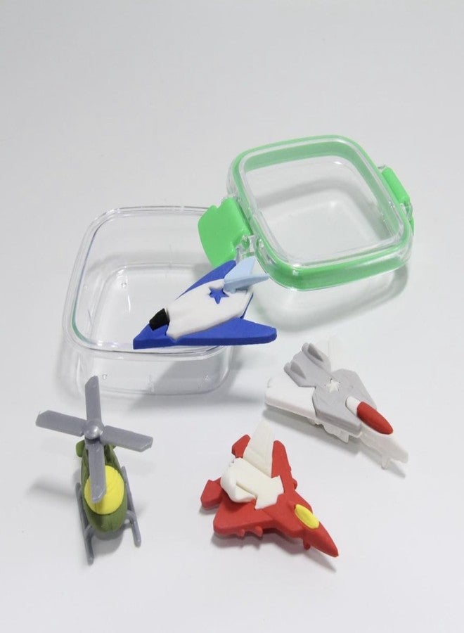 MEGA TREE Different Shape erasers | Ships | Aeroplanes | fire car| Balls | Light House | One Box Contains 4 erasers (SEA Animals) - Image 3