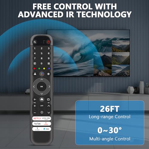 Beyution Replacement Remote Control fit for TCL Mini LED LCD Smart TV 85C845 85C645 75C645 65C645 75C845 65C845 85C745 75C745 65C745 55C745 55C845 43LC645 55C645 50C645 43C645（No Voice Function） - Image 4