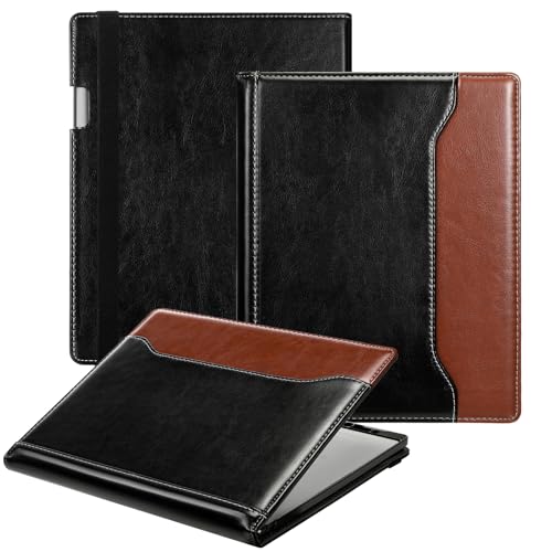 E NET-CASE Case for Remarkable 2 Tablet 10.3 inch (2020 Released) - New Business Design Upgraded Leather Cover for Remarkable 2 Digital Paper with Stand & Pen Holder (Black&Brown) - Image 1