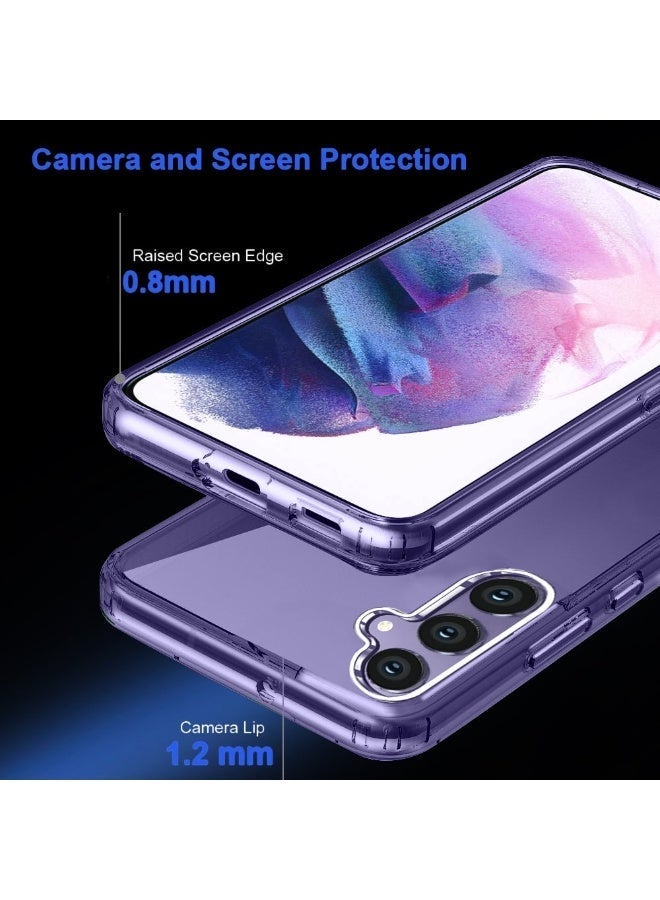 PRIMEEIGHT Crystal Clear Samsung S25 Case 6.2 Inch Anti Yellow Shockproof Curved Edges And HD Clear Anti Scratch S25 - Image 3
