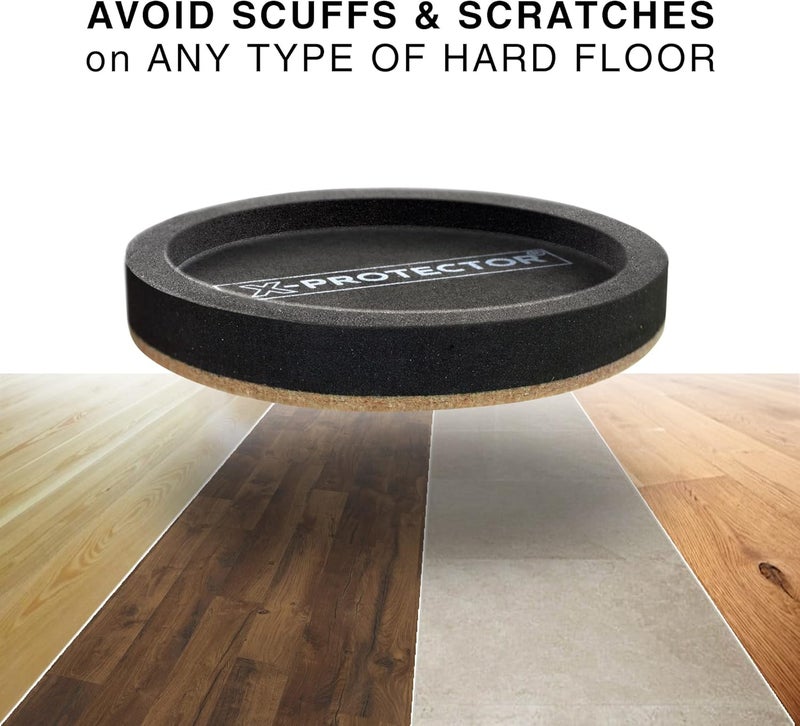 X-Protector Felt Furniture Sliders for Hardwood Floors 8 PCS 4 3/4” - Furniture Slider with Unique Design - Heavy-Duty Furniture Movers for Hard Surfaces - Felt Sliders - Move Your Furniture Easily! - Image 5