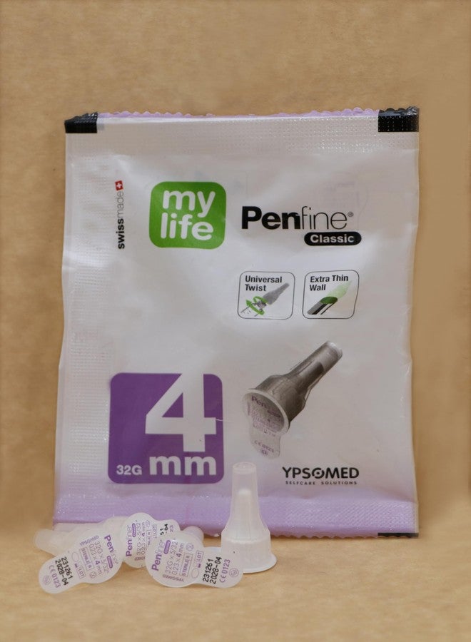 Ypsomed My Life Penfine Classic Pen Needle 4mm 32G Medical Needle Medical Needle (Pack Of 50) - Image 1