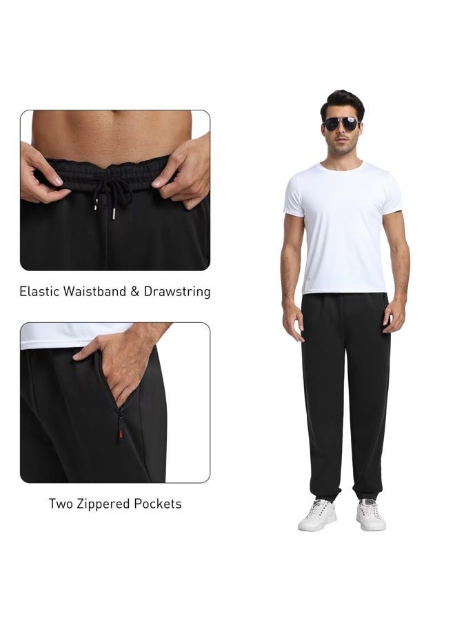 KGKE Men's Sweatpants Athletic Pants with Pockets,Jogger for Men, 5pack-black/Black/Dark Grey/Grey/Navy, S - Image 4