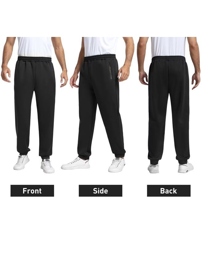 KGKE Men's Sweatpants Athletic Pants with Pockets,Jogger for Men, 5pack-black/Black/Dark Grey/Grey/Navy, S - Image 3