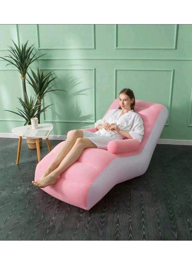 Generic - Inflatable Sofa  Air Bed Lounger Portable Inflatable Chair - Image 1
