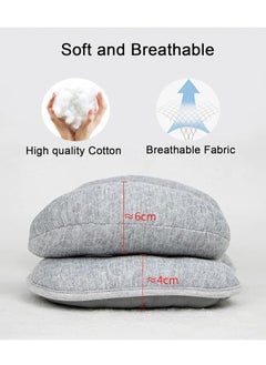 Generic Baby headrest 2 in 1 Baby Head Neck Support Pillow, Adjustable Children Travel Headrest Banana Neck Pillow for Infant, Portable Baby Neck Head Pillow Car Seat Insert Cushion for Car Seat, Stroller, Bouncer  - Image 5