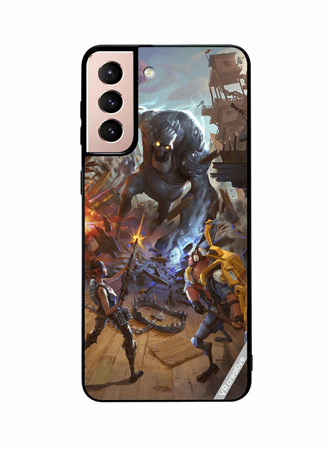 VR CREATIVE Protective Case Cover For Samsung Galaxy S21 Plus 5G Fortnite Design Multicolour - Image 1