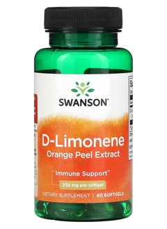D-Limonene Orange Peel Extract 250 mg 60 Sgels