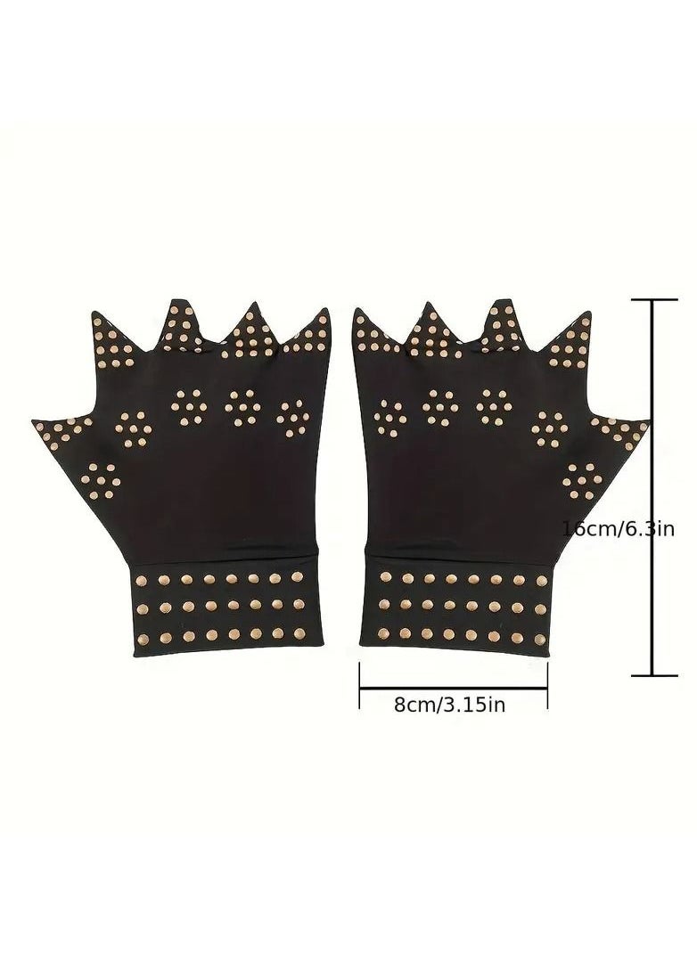 Generic 1pc Magnetic Anti Arthritis Health Compression Therapy Gloves Rheumatoid Hand Pain Relief Hand Wrist Brace Corrector  - Image 2