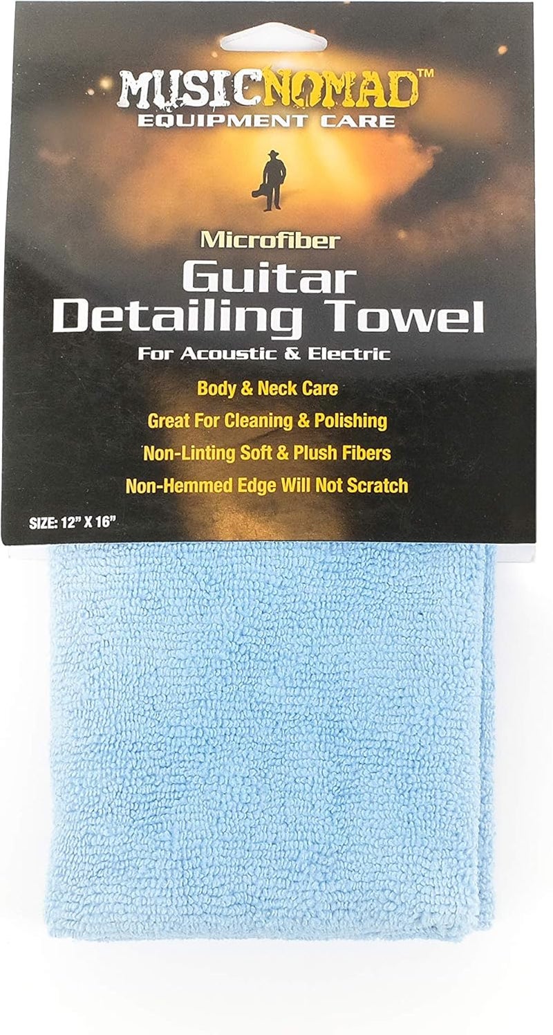 MusicNomad MusicNomad Edgeless Microfiber Guitar Detailing Towel MN202 12 x 16  - Image 2