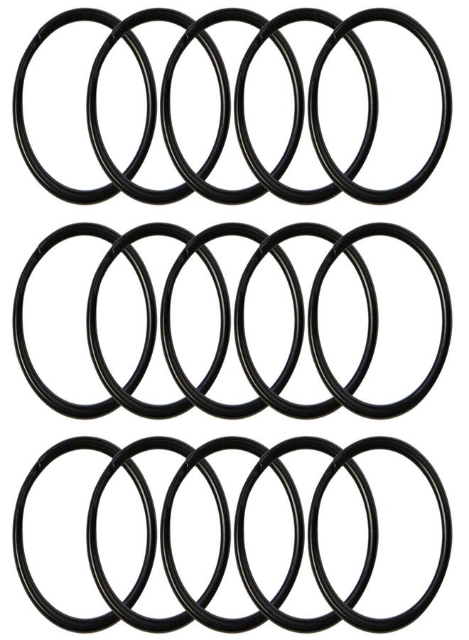 Millennial Essentials Key Rings Key Chain Metal Split Ring Bulk (Round Edged 1 Inch Diameter) 100pcs, for Home Car Keys Organization, Arts & Crafts, Lanyards, Electroplated Black - Image 1