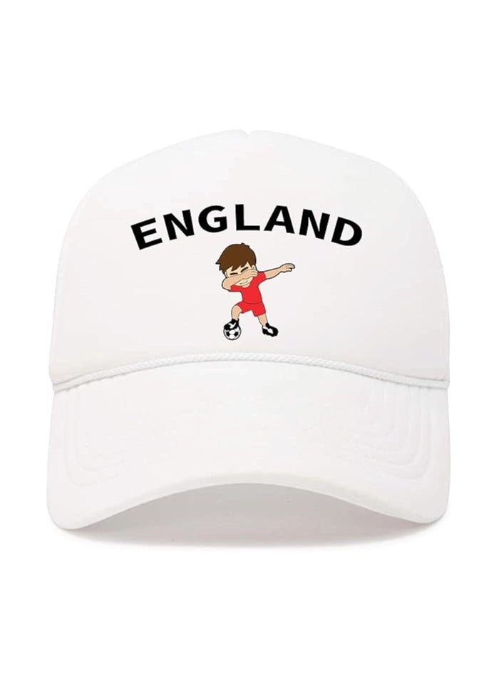 England Sports Cap With Adjustment Plastic Snap Closure For Men And Women - Image 1