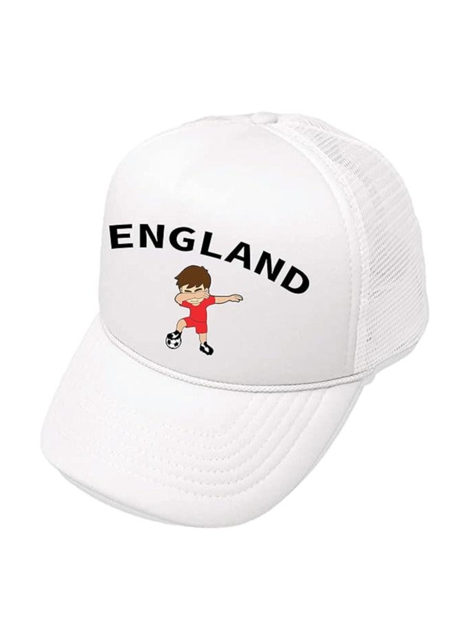 England Sports Cap With Adjustment Plastic Snap Closure For Men And Women - Image 2