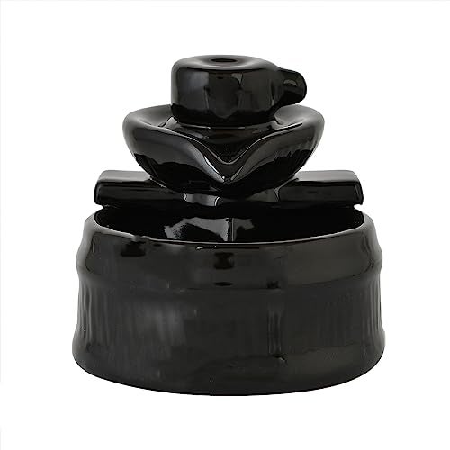 Craftam Ceramic Big Size Shivling Shiv Backflow Smoke Fountain Incense Holder for Home Decor Gifts with 30 Fragrances Cones by Craftam - Image 5