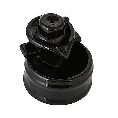 Craftam Ceramic Big Size Shivling Shiv Backflow Smoke Fountain Incense Holder for Home Decor Gifts with 30 Fragrances Cones by Craftam - Image 4
