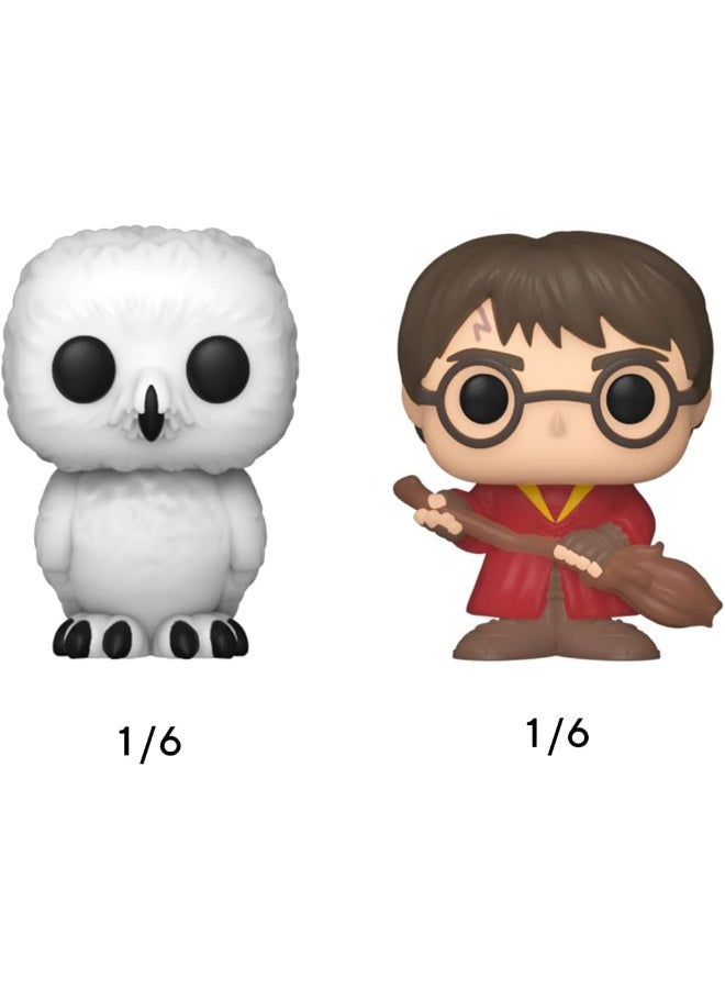 Funko Bitty Pop! Harry Potter - Harry Potter, Draco Malfoy, Dobby and A Surprise Mystery Mini Figure - 0.9 Inch (2.2 Cm) Collectable - Stackable Display Shelf Included - Gift Idea - Cake Topper - Image 2