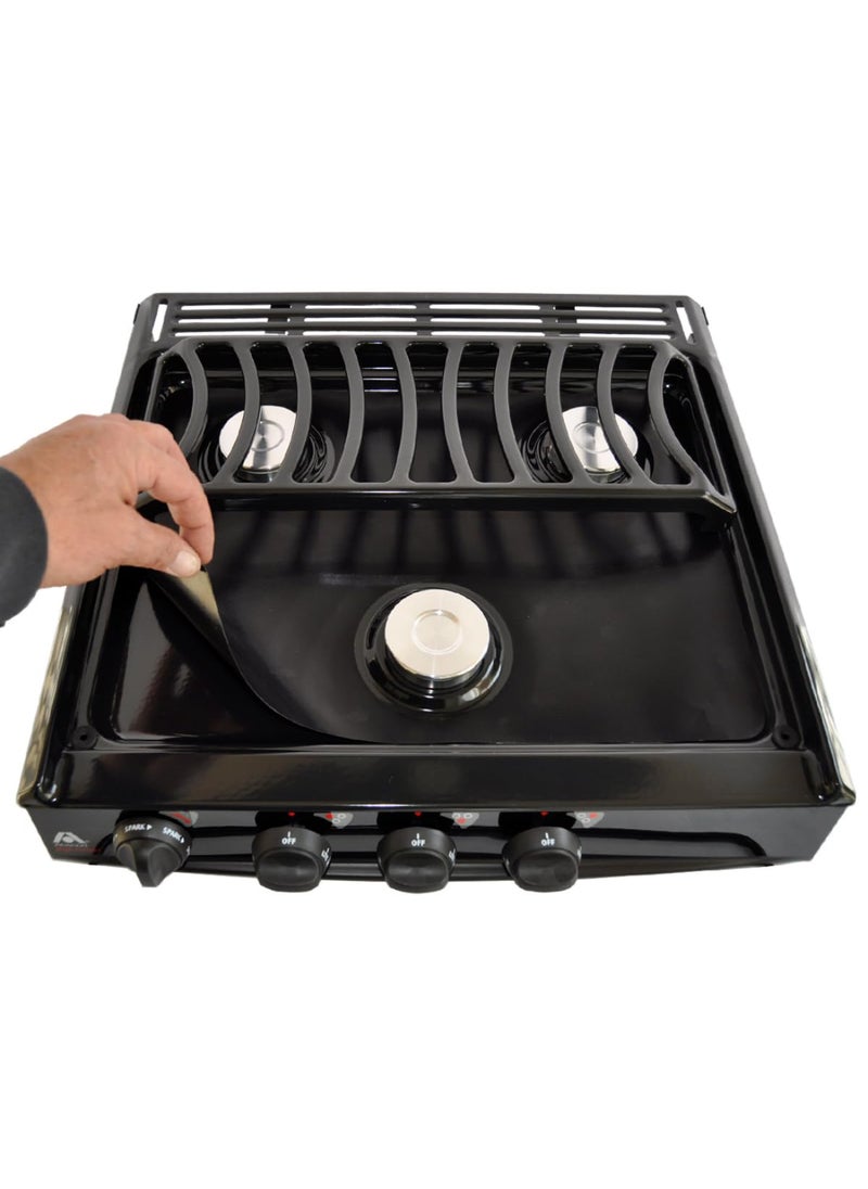 STOVEWRAP Stove Wrap SWRV300 Stove CoverProtector  Oven Liner  Precut to fit AtwoodDometic Triangle 3 Burner Stoves ONLY  Easy CleanHeat Resistant  NonstickWashableReusableLong Lasting 