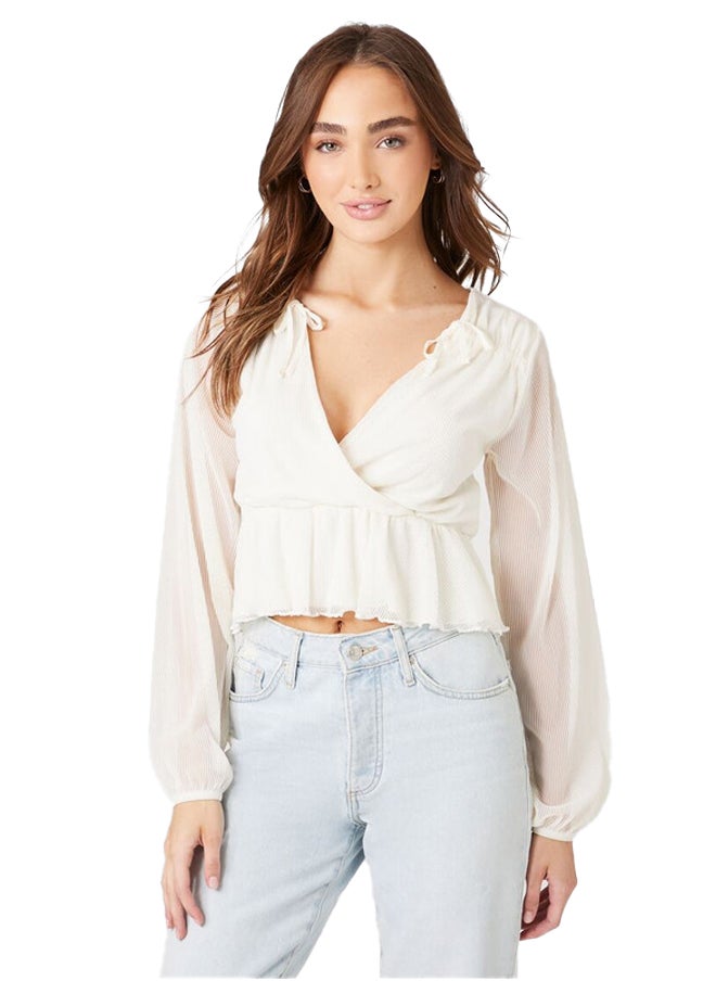FOREVER 21 Blouse Knit Top  - Image 1
