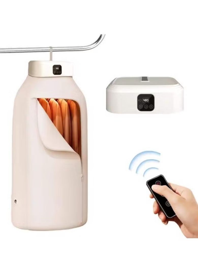 BORTONY - Portable Clothes Dryer Mini Dryer Machine Upgraded Compact Dryer Machine 20 min 2H Quick Drying Foldable Dryer Machine - Image 1