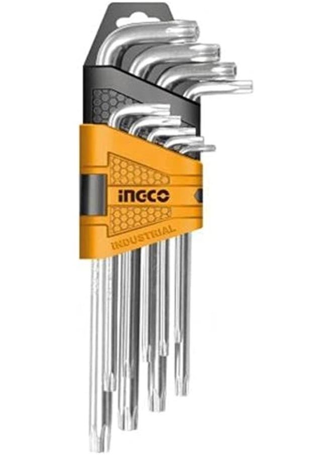 Ingco Torx Key T10-T50 with Holder Hhk13091 - Silver  Set 9 Pieces - pzsku/ZF789E77A48967BE155F3Z/45/_/1727868207/d08850df-b22c-4d2a-9278-3c15914f3b90