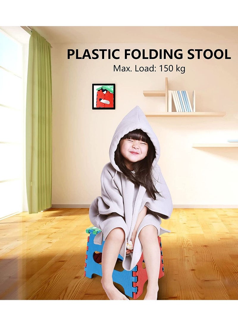 Generic - Folding stool step Plastic up to 150 Kg - Image 1