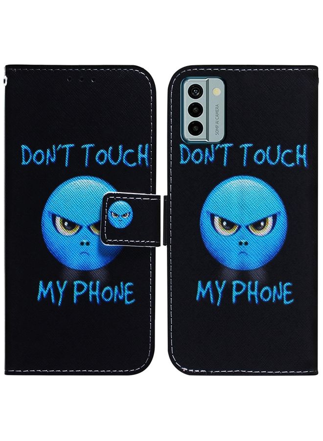 Case Cover For For Nokia G22 Coloured Drawing Flip Leather Phone Case(Anger)