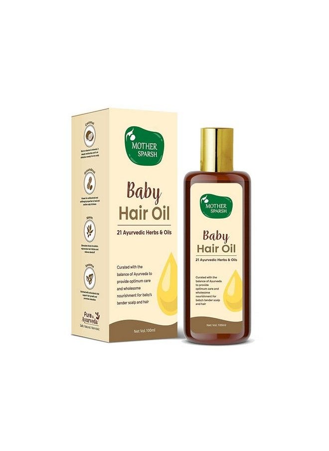 Ayurvedic Baby Hair Oil With 21 Herbs & Oils For Babys Tender Scalp & Hair 100 Ml - pzsku/ZF78A10DFD76AF4D8ECFFZ/45/_/1693823687/a42ed082-a905-44ea-bae9-05ce668cf6b7