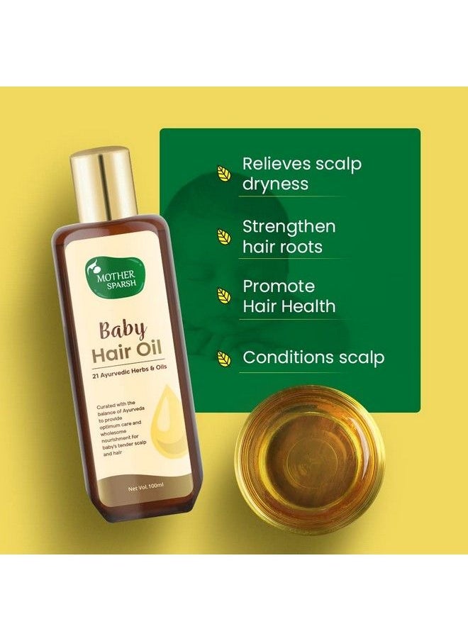 Ayurvedic Baby Hair Oil With 21 Herbs & Oils For Babys Tender Scalp & Hair 100 Ml - pzsku/ZF78A10DFD76AF4D8ECFFZ/45/_/1693823689/3ccd6214-4862-407a-8e79-c7dfed1fe813