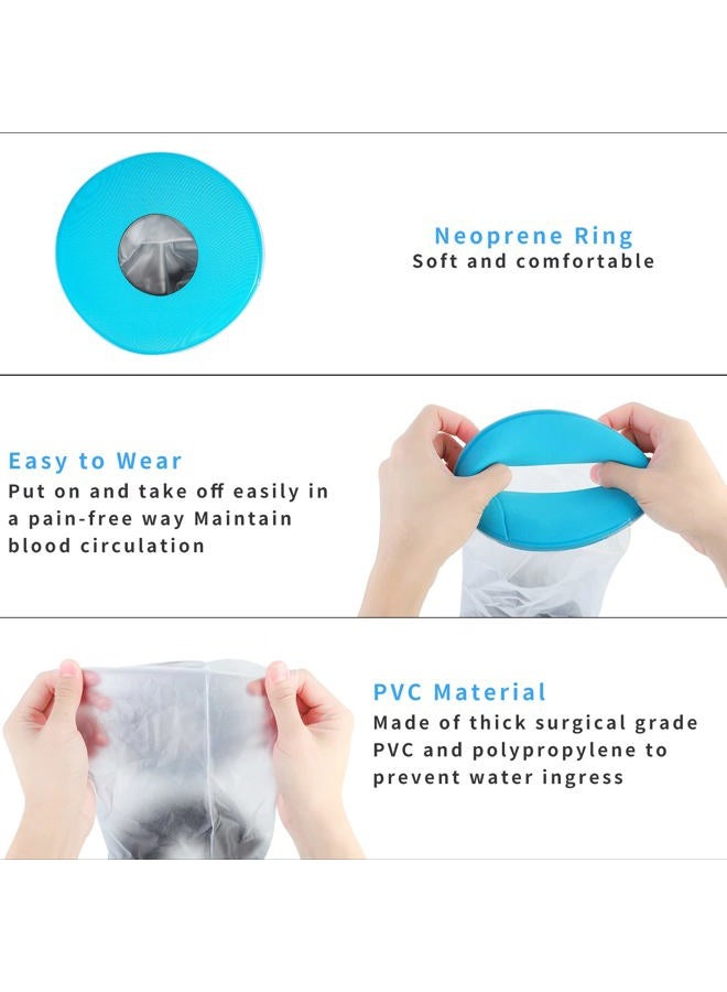 SUPERNIGHT PICC Line Shower Cover, Waterproof PICC Line Covers for Upper Arm, Adult Reusable Watertight Wound Bandage Sleeve Protector for Elbow/Arm - Image 5