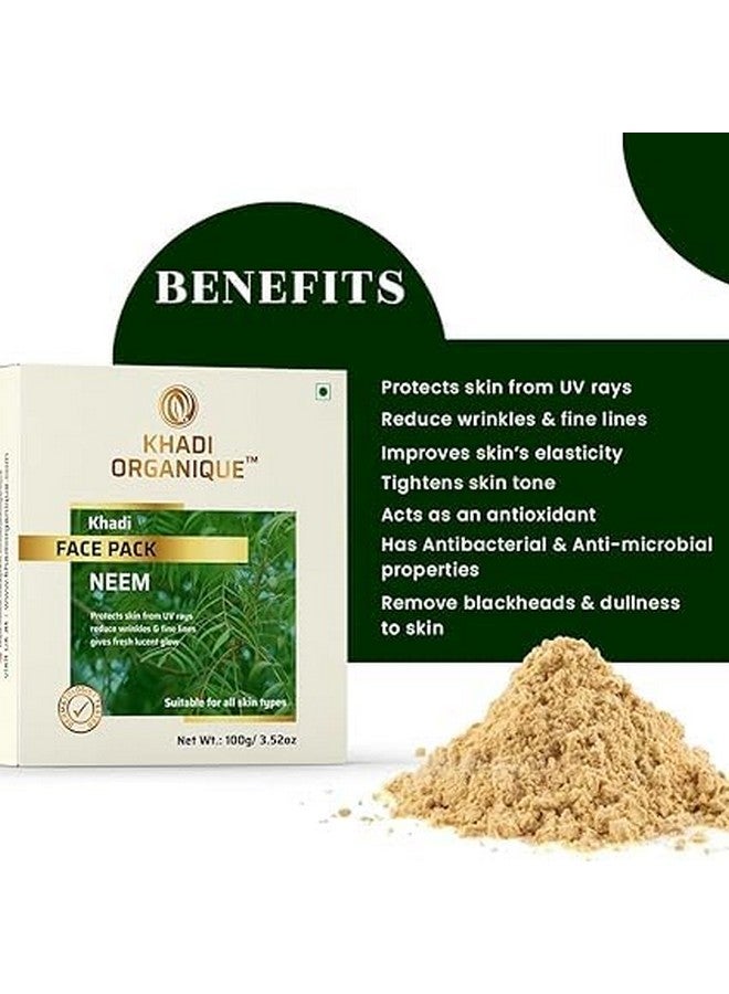 Khadi ORGANIQUE E Aloe Vera Ubtan Moisturizing Gel (200 Gm) & Neem Face Pack (100 Gm): Ultimate Natural Skincare Duo For Deep Hydration, Acne Control, And Nourished, Glowing Skin" - Image 2