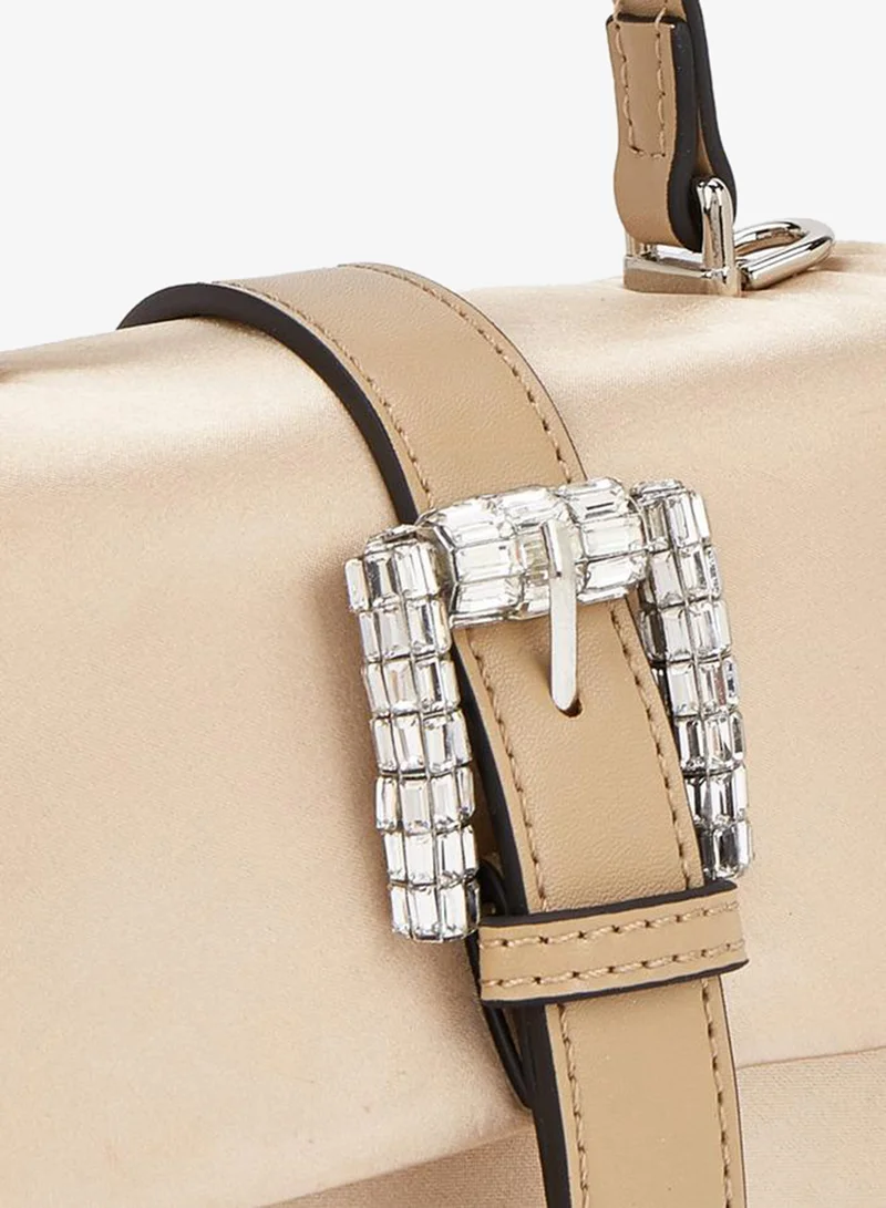 Celeste ROSE GOLD Solid Crossbody Bag With Detachable Strap for Women | Best Price UAE